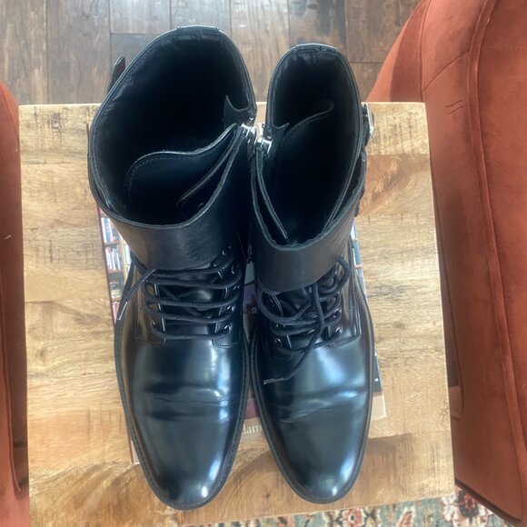 Incredible Black Leather All Saints Boots for Sale! YOU WILL STANDOUT!
